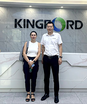 European customers visit KINGFORD factory
